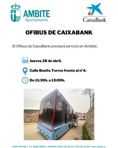 OFIBÚS CAIXABANK JUEVES 28 DE ABRIL