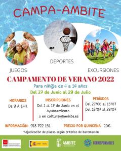 CAMPAMENTO DE VERANO AMBITE 2022