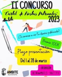 II CONCURSO DE CARTEL FIESTAS PATRONALES 2023