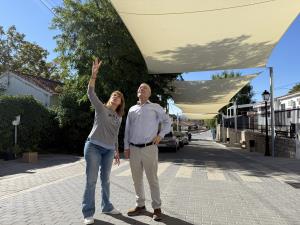 El Ayuntamiento de Ambite finaliza la fase de pruebas de las nuevas zonas de sombra
