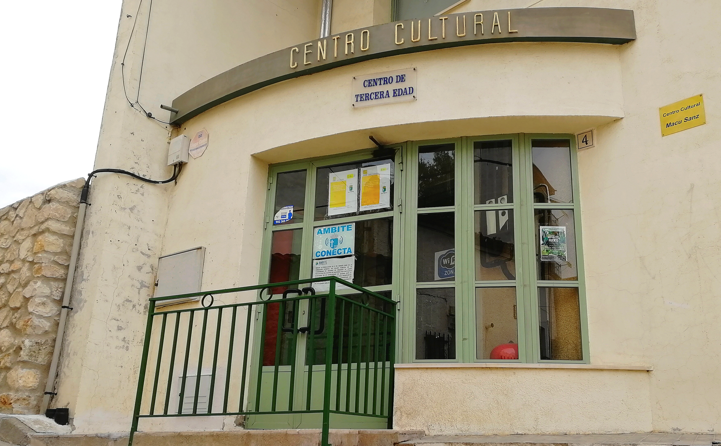 Centro Cultural: entrada